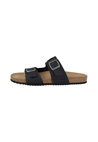 Geox Herren U Ghita B Slide Sandal, Black, 41 EU von Geox