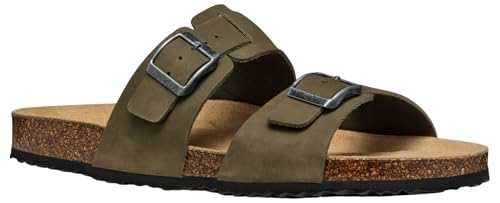Geox Herren U Ghita B Slide Sandal, Military, 45 EU von Geox