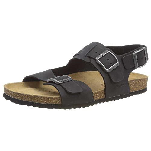 Geox Herren U Sandal Ghita A Sandalen,Schwarz,46 EU von Geox