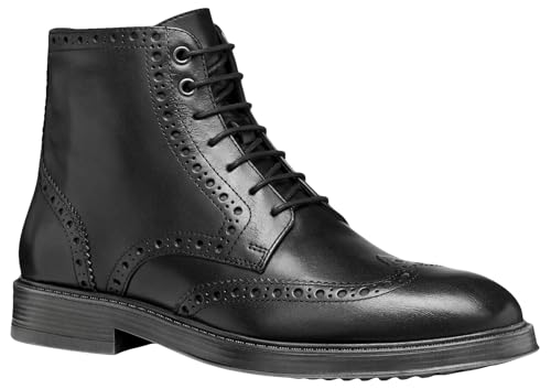 Geox Herren U HENREYS Ankle Boot, Black, 42 EU von Geox