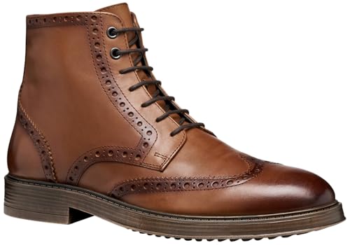 Geox MAN U HENREYS ANKLE BOOTS COGNAC 41_EU von Geox