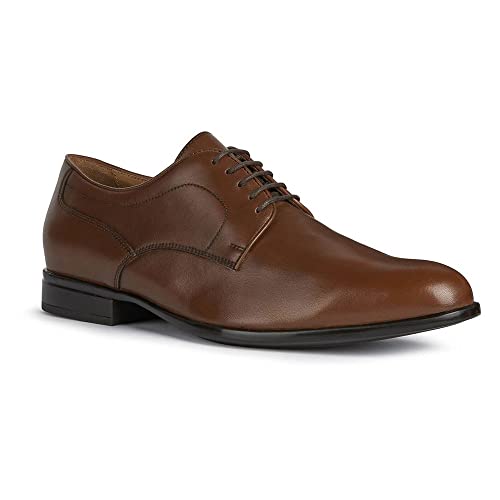 Geox Herren Iacopo Schuhe, Cognac, 43 EU von Geox