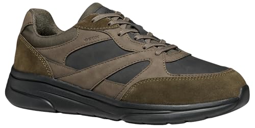 Geox Herren U KLAIVER Sneaker, Green, 41 EU von Geox