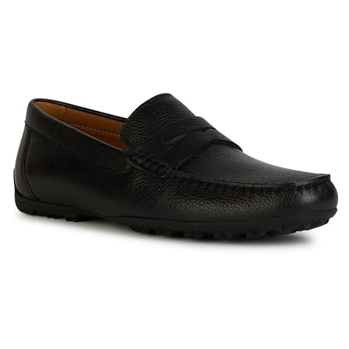 Geox Herren U KOSMOPOLIS + Grip Moccasin, Black, 41.5 EU Geox Herren U KOSMOPOLIS + Grip Moccasin, Black, 41.5 EU von Geox