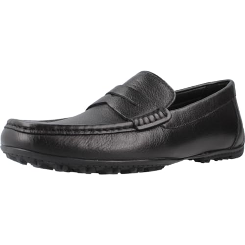 Geox Herren U KOSMOPOLIS + Grip Moccasin, Black, 43 EU von Geox