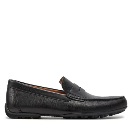 Geox Herren U KOSMOPOLIS + Grip Moccasin, Black, 44 EU von Geox