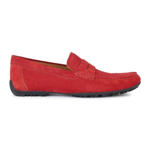 Geox Herren U KOSMOPOLIS + Grip Moccasin, RED, 42 EU von Geox