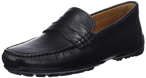 Geox Herren U KOSMOPOLIS +Grip W Moccasin, Black, 43.5 EU von Geox