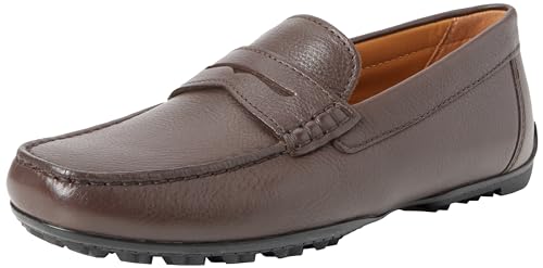 Geox Herren U KOSMOPOLIS +Grip W Moccasin, Dark Brown, 43.5 EU von Geox