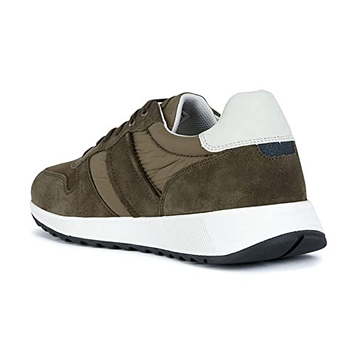 Geox Herren U MOLVENO Sneaker, Olive, 44 EU von Geox