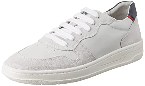 Geox Herren U Magnete Sneaker, White/Off White, 45 EU von Geox