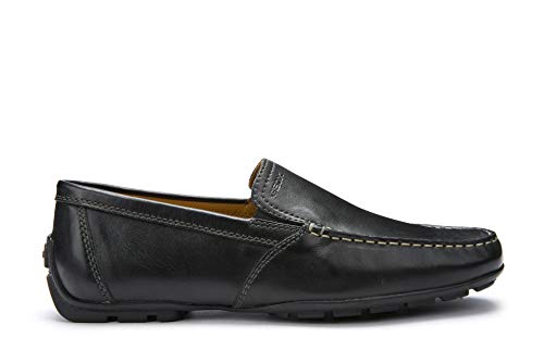 Geox Herren U Moner V Mokassins, Schwarz, 44 EU von Geox