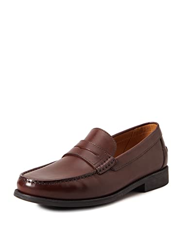 Geox Herren U New Damon B Loafer, Dk Brown, 41 EU von Geox