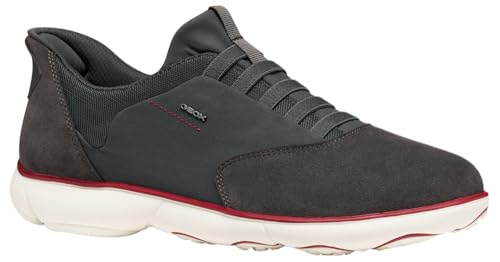Geox Herren U Nebula 2.0 Plus A Sneaker, Graphite, 40 EU von Geox