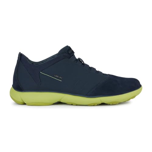 Geox Herren U Nebula B Sneaker, Navy/Lime, 40 EU von Geox