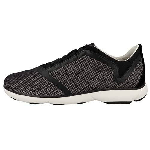 Geox Herren U Nebula Sneaker, Black, 45 EU von Geox