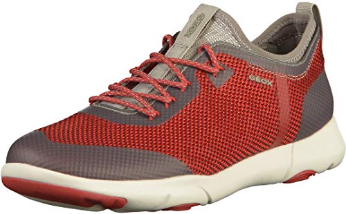 Geox Herren U Nebula X A Sneaker, Rot (Red/Grey C0025) von Geox