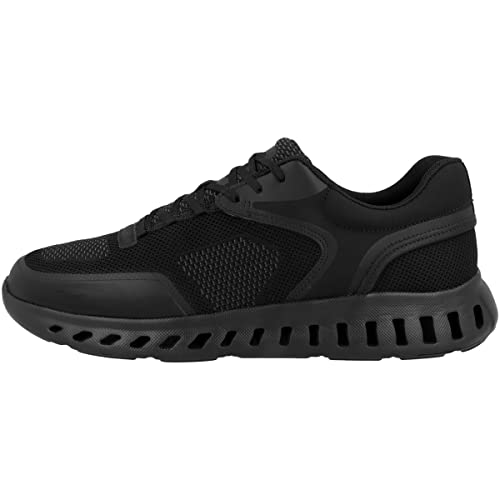 Geox Herren U OUTSTREAM Sneaker, Black, 45 EU von Geox