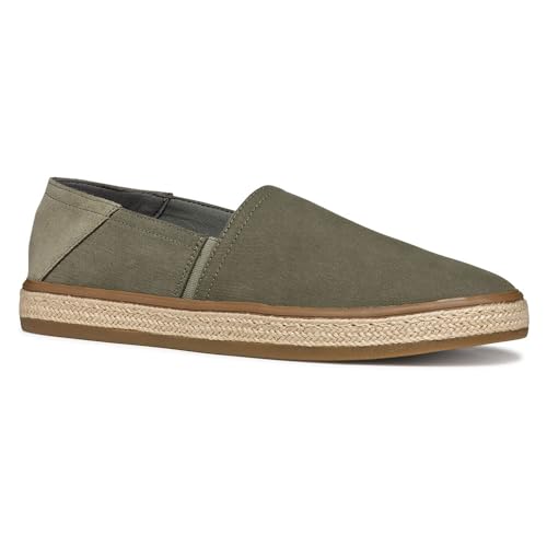 Geox Herren U PANTELLERIA A Espadrille Wedge Sandal, Lt Olive, 40 EU von Geox