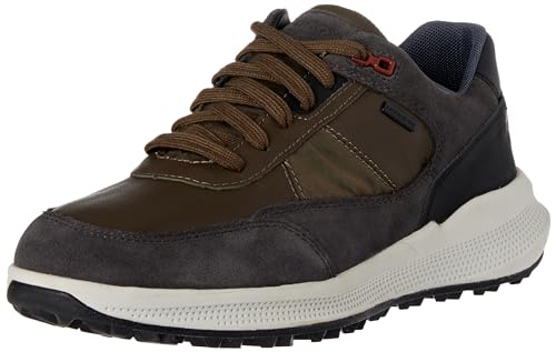 Geox Herren U PG1X B ABX A Sneaker, Military/DK Grey, 43 EU Geox Herren U PG1X B ABX A Sneaker, Military/DK Grey, 43 EU von Geox