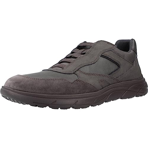 Geox Herren U Portello C Sneaker, Anthrazit, 41 EU von Geox