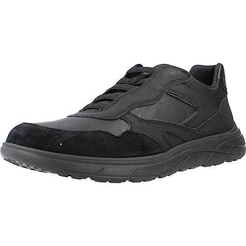 Geox U Portello C Sneaker, Black, 40 EU von Geox