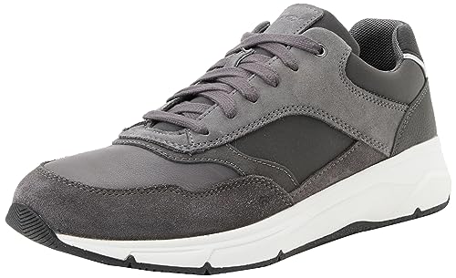 Geox Herren U RADENTE B Sneaker, DK Stone, 44 EU Geox Herren U RADENTE B Sneaker, DK Stone, 44 EU von Geox