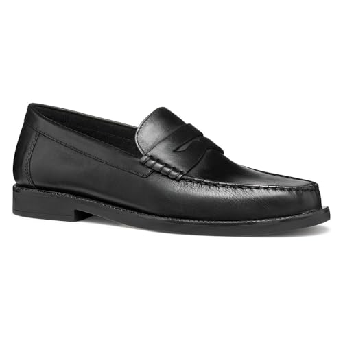 Geox Herren U RECANATI D Loafer, Black, 43 EU von Geox