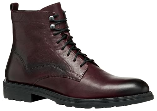 Geox Herren U REDCLIF Ankle Boot, Wine, 45 EU von Geox