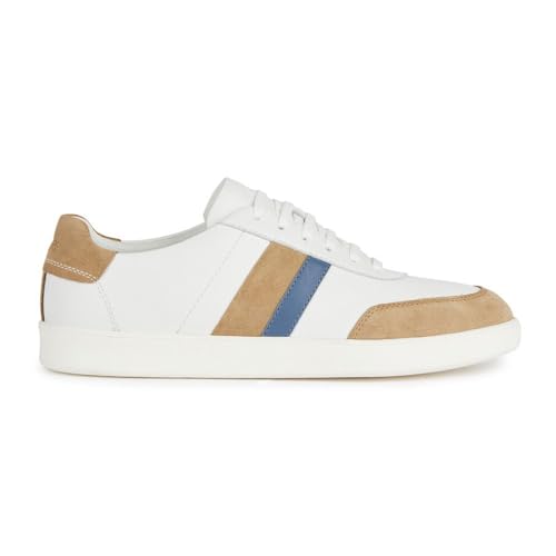 Geox Herren U REGIO A Sneaker, White/Skin, 43 EU Geox Herren U REGIO A Sneaker, White/Skin, 43 EU von Geox