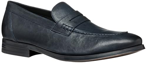 Geox Herren U REZZONICO A Loafer, Navy, 42.5 EU Geox Herren U REZZONICO A Loafer, Navy, 42.5 EU von Geox