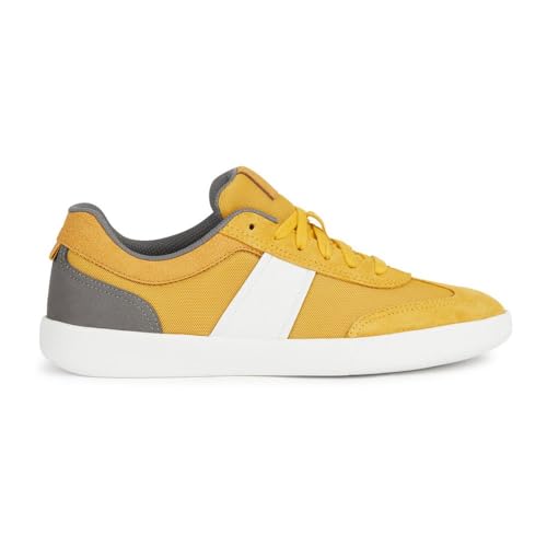 Geox Herren U RIETI A Sneaker, Yellow/White, 39 EU von Geox