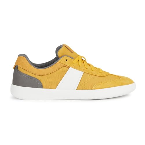 Geox Herren U RIETI A Sneaker, Yellow/White, 41 EU von Geox