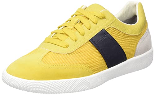 Geox Herren U RIETI Sneaker, LT Yellow/LT Grey, 44 EU von Geox