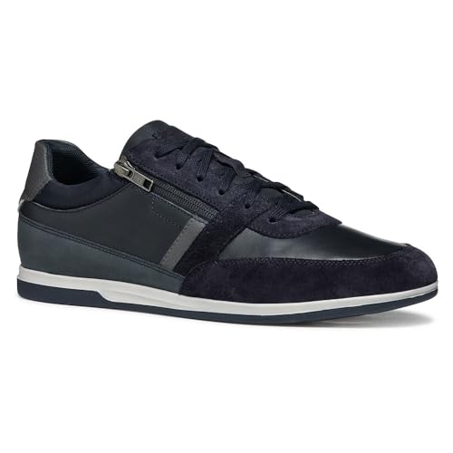 Geox Herren U Renan A Sneaker, Navy, 43 EU von Geox