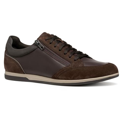 Geox Herren U Renan Sneaker, Brown, 45 EU Geox Herren U Renan Sneaker, Brown, 45 EU von Geox