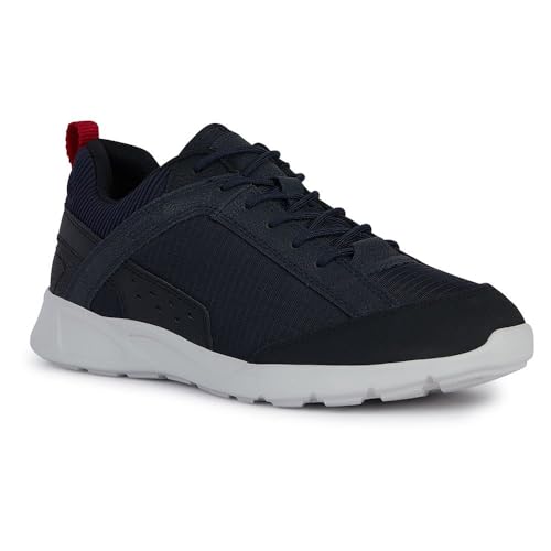 Geox Herren U SANZIO C Sneaker, Navy/Black, 42 EU von Geox