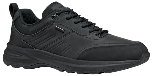Geox Herren U SENALES B ABX Sneaker, Black, 45 EU von Geox