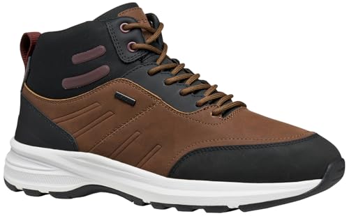 Geox Herren U SENALES B ABX Sneaker, Brown, 39 EU von Geox