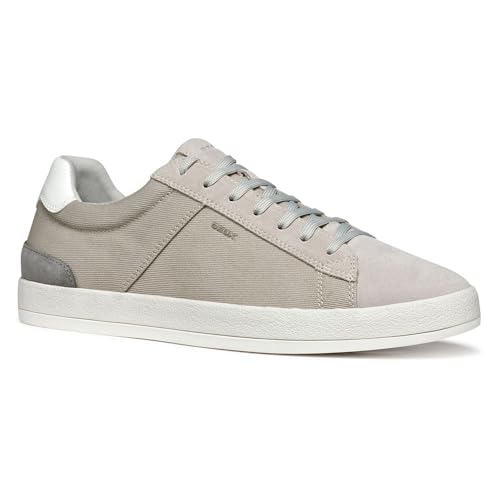 Geox Herren U SERIFOS B Sneaker, Light Grey, 44 EU von Geox