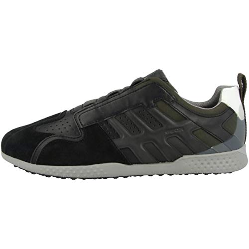 Geox Herren U SNAKE.2 A Sneaker, Schwarz (Black), 40 EU von Geox