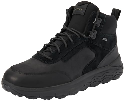 Geox Herren U SPHERICA 4X4 B ABX Ankle Boot, Black, 40 EU von Geox