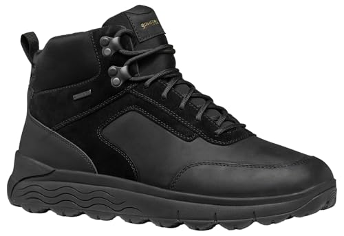 Geox Herren U SPHERICA 4X4 B ABX Ankle Boot, Black, 46 EU von Geox