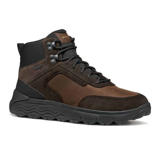 Geox Herren U SPHERICA 4X4 B ABX Ankle Boot, Dark Brown, 39 EU von Geox
