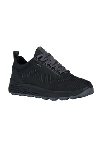 Geox Herren U SPHERICA 4X4 B ABX Sneaker, Black/Graphite, 42 EU von Geox