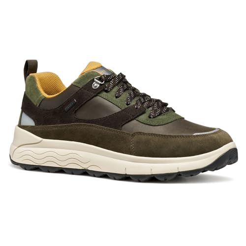 Geox Herren U SPHERICA 4X4 B ABX Sneaker, Brown, 45 EU von Geox