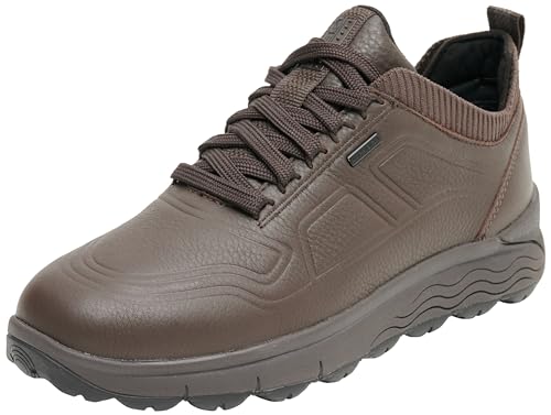 Geox Herren U SPHERICA 4X4 B ABX Sneaker, DK Coffee, 45 EU von Geox