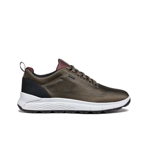 Geox Herren U SPHERICA 4X4 B ABX Sneaker, Military/Bordeaux, 41 EU Geox Herren U SPHERICA 4X4 B ABX Sneaker, Military/Bordeaux, 41 EU von Geox