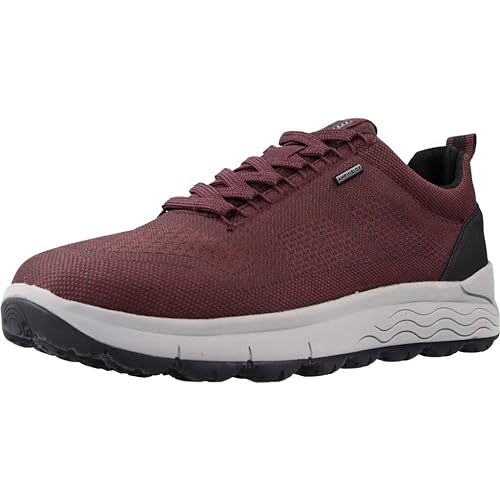 Geox Herren U Spherica 4x4 B Abx Sneakers, Wine, 44 EU von Geox