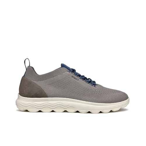 Geox Herren U SPHERICA A Sneaker, Dove Grey/DK AVIO, 42 EU von Geox